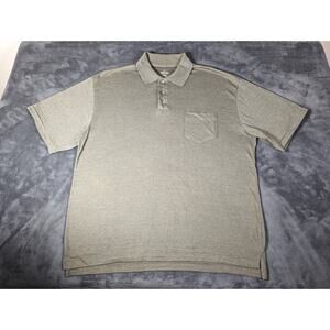 RedHead Men’s Golf Polo Shirt Pocket Gray Size Large
